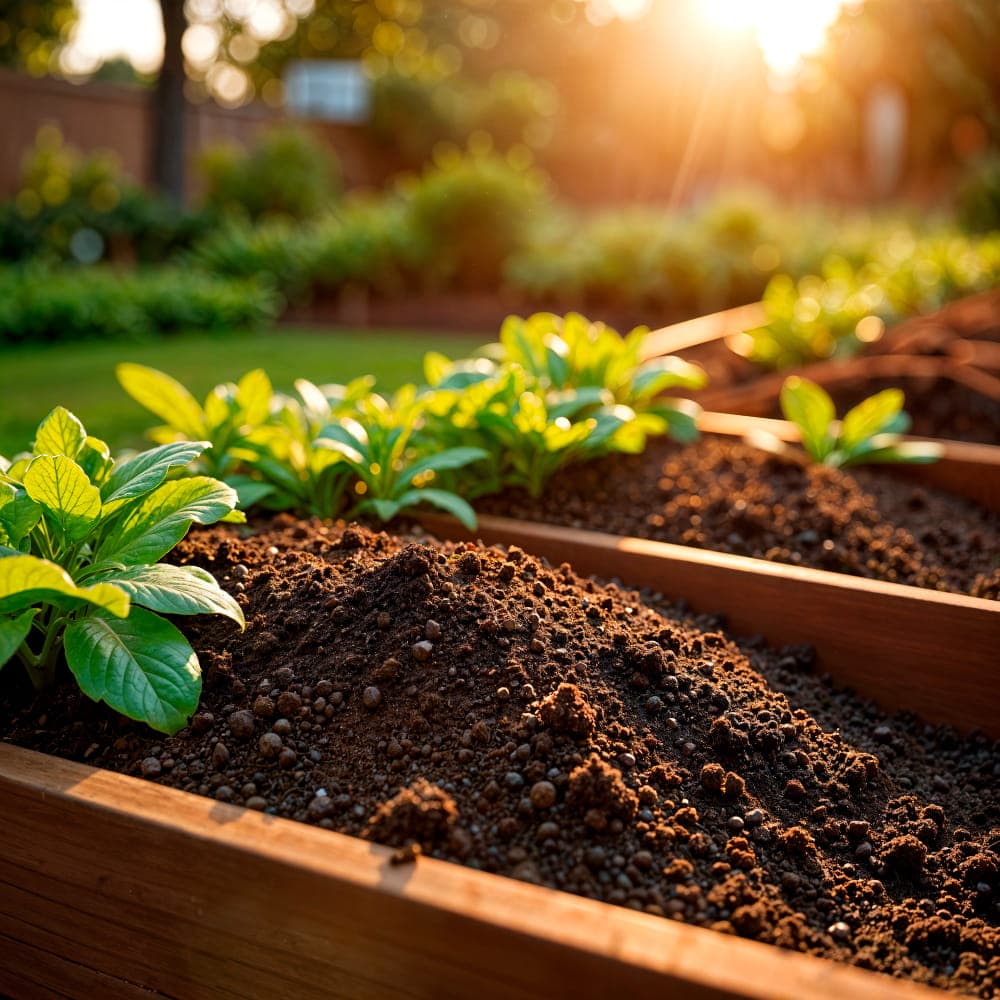 Healthy plants and premium growing media